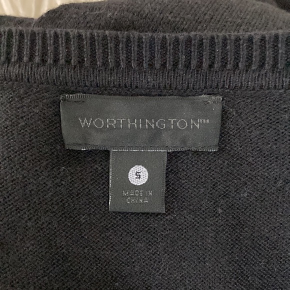 Worthington Size Small Animal Print Color Block BodyCon Light Sweater Dress - Picture 7 of 8